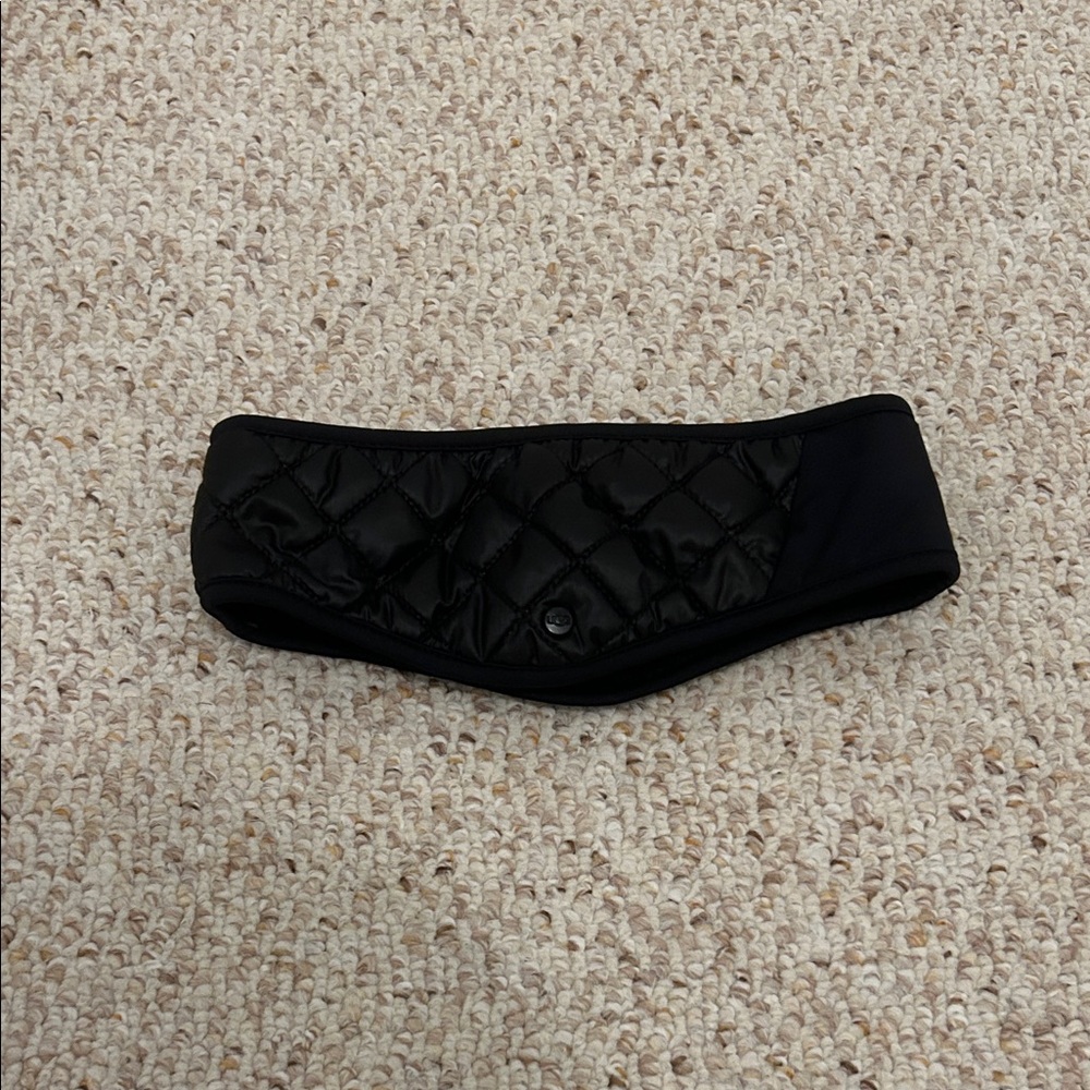 UGG Black Quilted Headband
